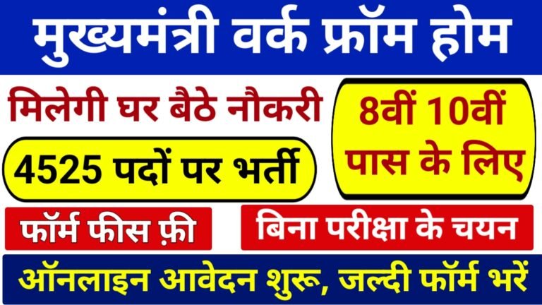 Mukhymantri Work From Home